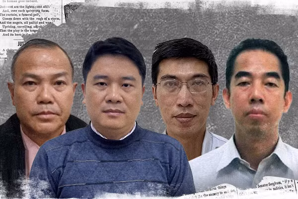 Cac vu dai an: Diem ten cac quan chuc nhan hoi lo