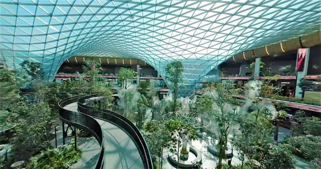 Đi lạc trong vườn hoa The Orchard 6.000 m2 ở sân bay quốc tế chủ nhà World Cup 2022 - Hình 7 Di lac trong vuon hoa The Orchard 6.000 m2 o san bay quoc te chu nha World Cup 2022-Hinh-7