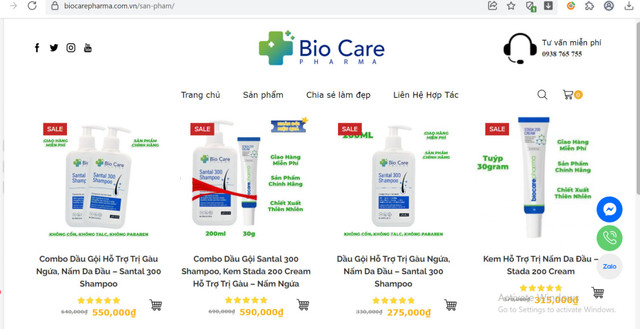 Dầu gội thương hiệu Bio Care Pharma quảng cáo sai công dụng - Hình 2 Dau goi thuong hieu Bio Care Pharma quang cao sai cong dung-Hinh-2