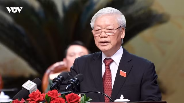 Toan van phat bieu cua Tong Bi thu gui Hoi nghi Dang uy Cong an Trung uong