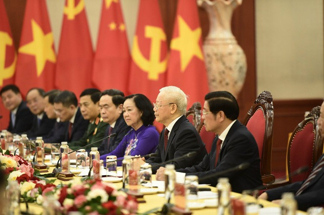Tổng Bí thư Nguyễn Phú Trọng đón Tổng Bí thư, Chủ tịch Trung Quốc Tập Cận Bình - Hình 10 Tong Bi thu Nguyen Phu Trong don Tong Bi thu, Chu tich Trung Quoc Tap Can Binh-Hinh-10