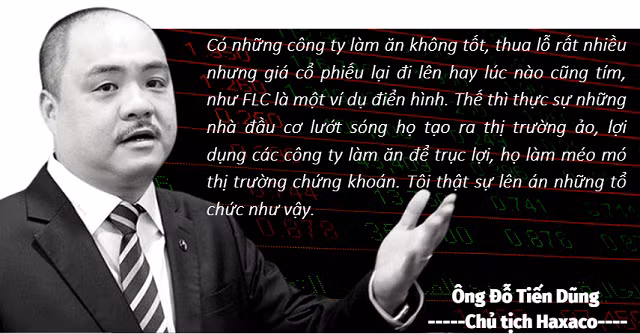 Chủ tịch Haxaco Đỗ Anh Dũng: Những người lướt sóng là 'ký sinh trùng' chứ không phải cổ đông Chu tich Haxaco Do Anh Dung: Nhung nguoi luot song la 'ky sinh trung' chu khong phai co dong