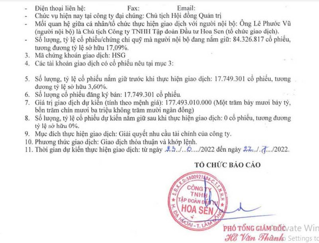 Đại gia Lê Phước Vũ bán tất tay cổ phiếu giá rẻ Dai gia Le Phuoc Vu ban tat tay co phieu gia re