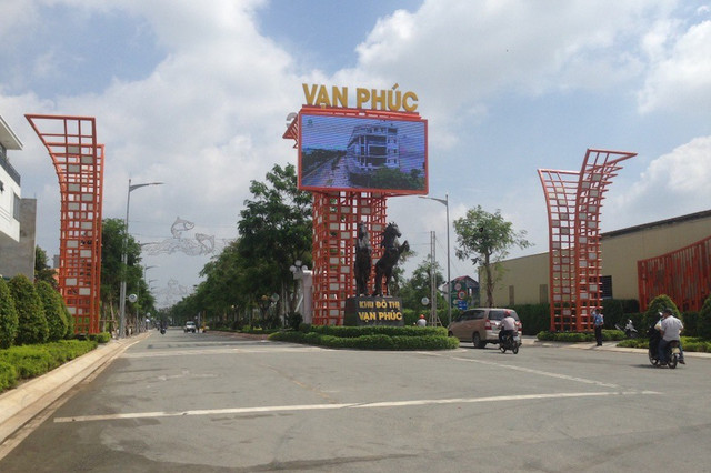 Những lùm xùm của dự án 2 tỷ USD Khu đô thị Vạn Phúc Nhung lum xum cua du an 2 ty USD Khu do thi Van Phuc