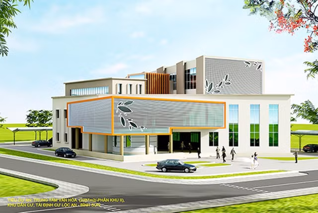 Sap khoi cong xay dung Khu tai dinh cu Loc An - Binh Son