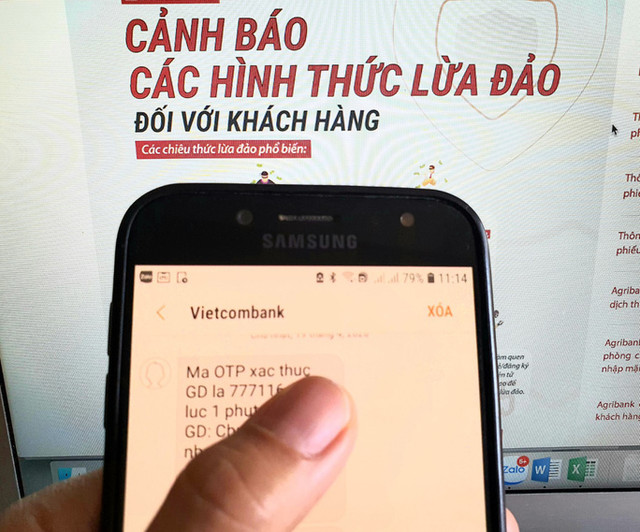 Lừa đảo chiếm đoạt tiền trong tài khoản ngân hàng ngày càng tăng Lua dao chiem doat tien trong tai khoan ngan hang ngay cang tang