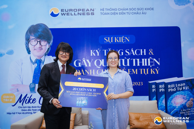 European Wellness gop 7 ty dong vao quy tu thien danh cho tre em tu ky