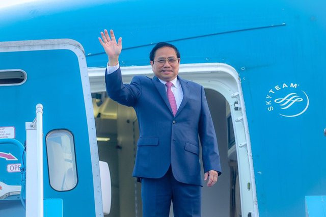 Thủ tướng Phạm Minh Chính lên đường thăm chính thức Campuchia và dự Hội nghị cấp cao ASEAN Thu tuong Pham Minh Chinh len duong tham chinh thuc Campuchia va du Hoi nghi cap cao ASEAN