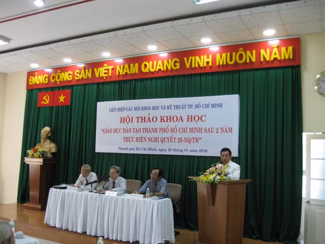 Hội thảo Khoa học “Giáo dục đào tạo TP.HCM sau 2 năm thực hiện Nghị quyết số 29-NQ/TW”