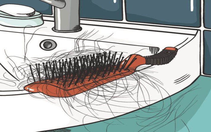Rụng tóc: Róc yếu, dễ gãy rụng có thể là biểu hiện khi cơ thể đang hấp thụ phải các chất độc hại như asen, chì và tali.