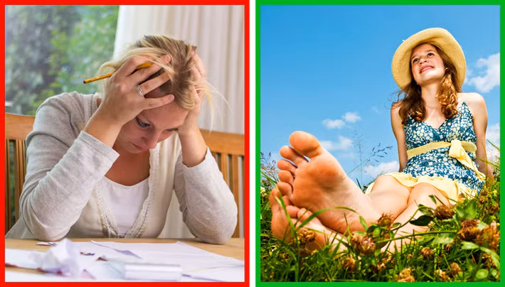 Giảm căng thẳng: Nghiên cứu tương tự cũng chứng minh rằng tiếp đất có thể làm giảm căng thẳng. Tất cả những người tham gia nghiên cứu thử nghiệm báo cáo rằng mức độ căng thẳng của họ đã giảm đi rất nhiều hoặc biến mất hoàn toàn.