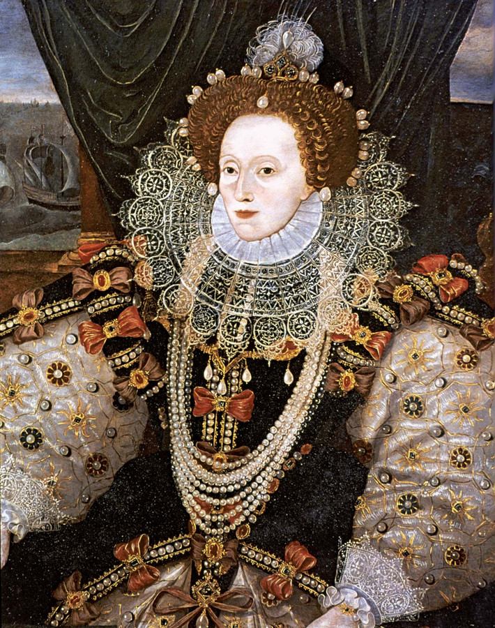 Nữ hoàng Elizabeth I cũng là nạn nhân của bệnh đậu mùa khi 29 tuổi. Bà hoàng này được điều trị khỏi nhưng trên cơ thể vẫn còn những vết sẹo do bệnh đậu mùa để lại. Nữ hoàng Elizabeth I dùng phấn trang điểm để giấu những vết sẹo đó.