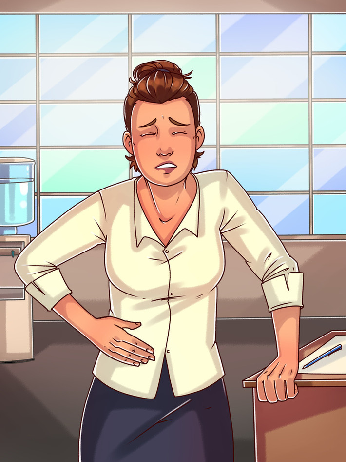 Đau bụng: Điều này có thể xảy ra với tất cả chúng ta nếu chúng ta ăn hoặc uống thứ gì đó không sạch sẽ. Tuy nhiên nếu bạn thường xuyên cảm thấy đau ở bụng dưới, bạn có thể bị một số bệnh viêm ruột như bệnh Crohn, viêm loét đại tràng, viêm túi thừa, Hội chứng ruột kích thích hoặc ung thư.