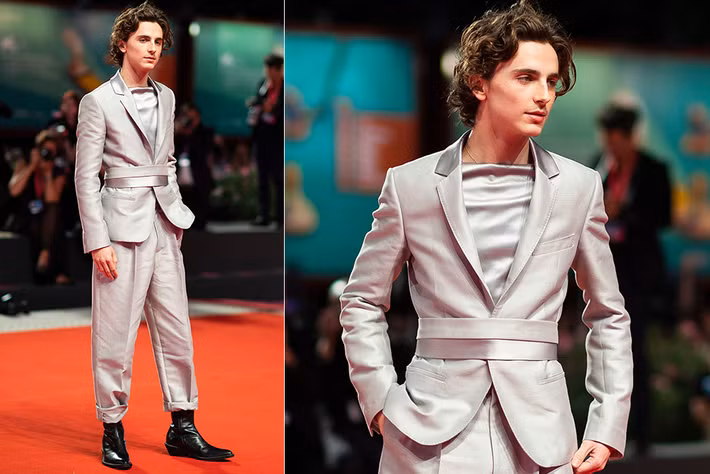 Gương mặt điển trai cộng với gu thời trang cực chất của Timothée Chalamet được giới thời trang đánh giá cao.
