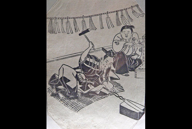 Để làm ra những thanh kiếm Katana, thợ rèn kiếm tuân thủ các quy định cũng như thực hành những nghi lễ tôn giáo linh thiêng.