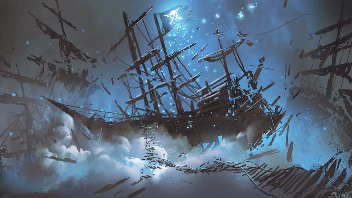 Vì vậy, mọi người trên tàu vội vã rời đi. Một lúc sau con tàu Ourang Medan bị thiêu rụi hoàn toàn và chìm xuống biển cùng các thành viên xấu số.