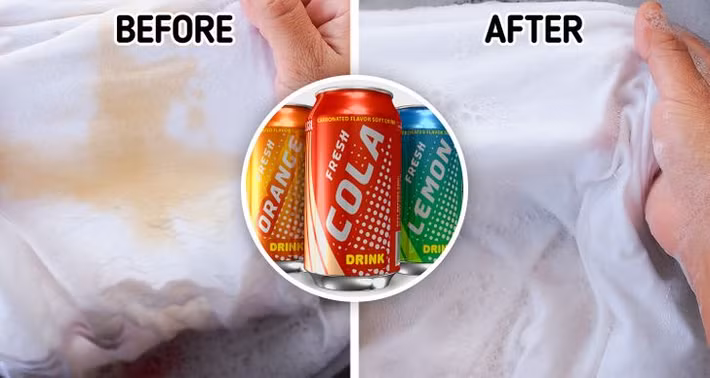 2. Nước soda: Đây là thực phẩm làm sạch nhà tự nhiên tuyệt vời. Hãy vẩy nó lên gương trong phòng tắm và sau đó lau sạch bằng một miếng bọt biển. Bạn cũng có thể sử dụng nó để làm sạch đồ trang sức, mặt bàn hoặc tẩy vết bẩn trên quần áo.