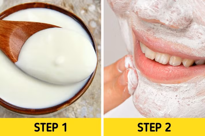 Sữa chua hết hạn: Sữa chua Hy Lạp hết hạn có thể trộn với dưa chuột xay nhuyễn và một chút mật ong làm mặt nạ tẩy tế bào chết cho da.