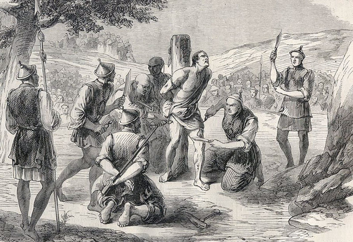 Theo đó, phạm nhân sẽ bị xẻo hàng trăm, hàng ngàn miếng thịt trên cơ thể.