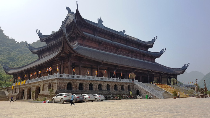 Điện Tam Thế đã được hoàn thiện.