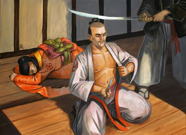 Vào thời xưa, các chiến binh Samurai Nhật Bản được biết nhiều với nghi lễ Seppuku - mổ bụng tự sát. Đây được coi là hình thức tuẫn tiết.