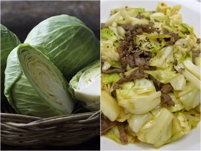 Tương tự như súp lơ, bông cải xanh, bắp cải cũng chứa nhiều dinh dưỡng và bạn cũng có thể ăn sống ngon lành, nhưng chúng cũng thuộc dạng khó rửa sạch. Tốt nhất là nên xào hoặc luộc sơ qua trước khi ăn cho chắc.