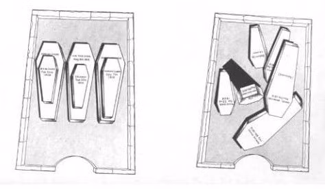Cụ thể, vào tháng 8/1812, Thomas Chase qua đời và được chôn cất trong hầm mộ của gia đình. Thế nhưng, khi mở cửa hầm mộ để đưa quan tài chứa thi hài Thomas Chase vào bên trong, người ta phát hiện sự việc gây sốc đó là những chiếc bên trong bị dịch chuyển.