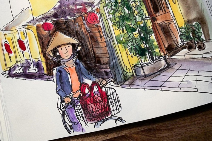 Anna Barnes là một nữ họa sĩ người Australia. Cô tới Hội An (Quảng Nam) lần đầu vào năm 2012 và đã dành tình cảm lớn cho phố cổ miền Trung. Hiện tại, Barnes là người đứng đầu Art Food Culture, một đơn vị chuyên tổ chức tour trải nghiệm văn hóa bản địa dành cho đối tượng khách nước ngoài khi đến Hội An. Bên cạnh công việc kinh doanh, Barnes còn được biết đến là một họa sĩ với phong cách dễ thương, giản dị.