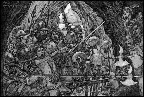 Thế nhưng, người chồng không thể bảo vệ được vợ và chứng kiến vợ bị sát hại dã man. Nén đau thương, người chồng giả vờ sợ hãi nên cưỡi ngựa bỏ chạy. Sau đó, người đàn ông bí mật đi theo gia đình Sawney và phát hiện hang ổ của kẻ thù.