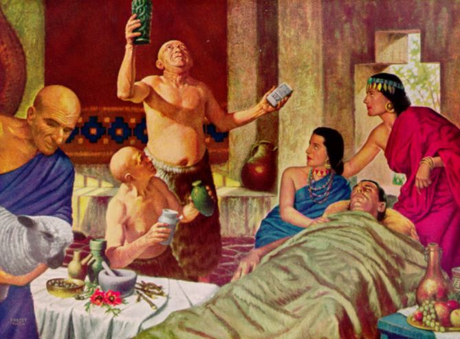 Chính vì vậy, để chữa lành bệnh và khống chế dịch bệnh, người Ai Cập thường tìm đến các linh mục.