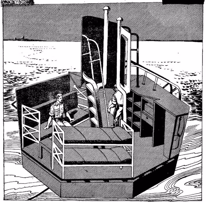 "Bảo bối" này được bố trí tại một số địa điểm trên biển. Trên phao có một số nhu yếu phẩm cần thiết như thực phẩm, nước uống, quần áo, chăn, pin, đèn...