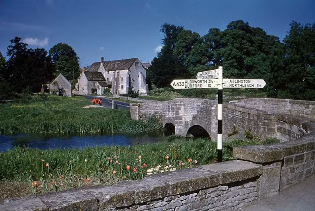 Khung cảnh bình yên tại Bilbury, Gloucestershire.