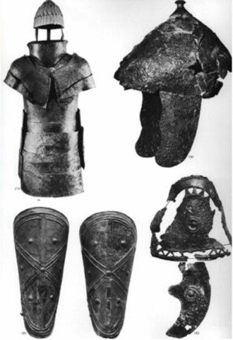 Kết quả nghiên cứu của các chuyên gia cho thấy nhiệt độ trong vùng vào cuối thời Đồ đồng khoảng 18 - 20 độ C kèm theo độ ẩm tương đối hàng năm từ 70 - 80%. Họ tạo ra bản sao áo giáp bằng hỗn hợp kim loại mạ vàng bao gồm đồng và kẽm nhằm giống hiện vật ban đầu nhất.