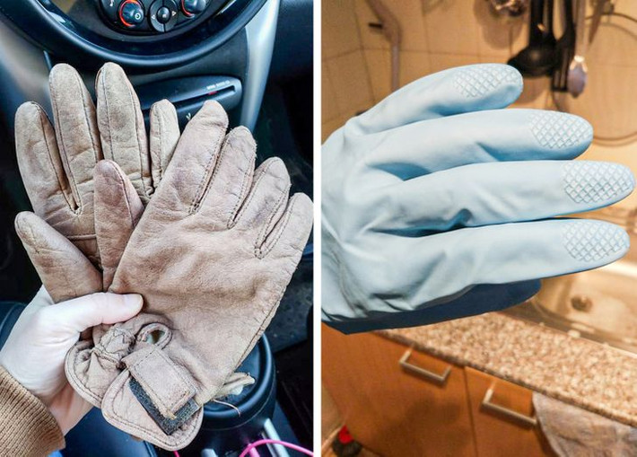 2. Sử dụng găng tay khi lái xe và làm việc nhà: Sử dụng găng tay là một cách để giữ cho bàn tay của bạn an toàn khỏi bị tổn hại và các vết thương tiềm ẩn có thể gây ra các đốm đen. Ví dụ, sử dụng găng tay khi lái xe là một cách để bảo vệ tay bạn khỏi tia UVA và UVB. Ngoài ra, điều quan trọng là phải tránh cho tay bạn bị khô hoặc thâm tím bằng cách đeo găng tay khi làm việc nhà, chẳng hạn như rửa bát, làm vườn hoặc thậm chí xử lý các sản phẩm tẩy rửa bằng hóa chất.