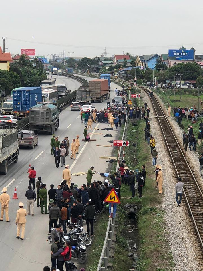 Cảnh tượng vụ tai nạn kinh hoàng.