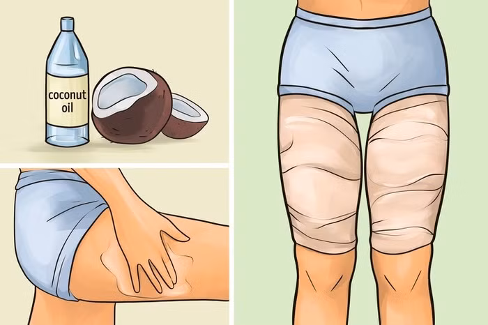 Làm mềm da bằng dầu dừa: Khả năng cấp ẩm, dưỡng ẩm từ dầu dừa giúp da duy trì độ mềm, mịn. Cách làm: Làm ấm dầu dừa, thêm vào nửa thìa mật ong cùng vài giọt tinh dầu bạn yêu thích. Thoa hỗn hợp lên da, quấn nilon ít nhất một giờ hoặc để qua đêm.