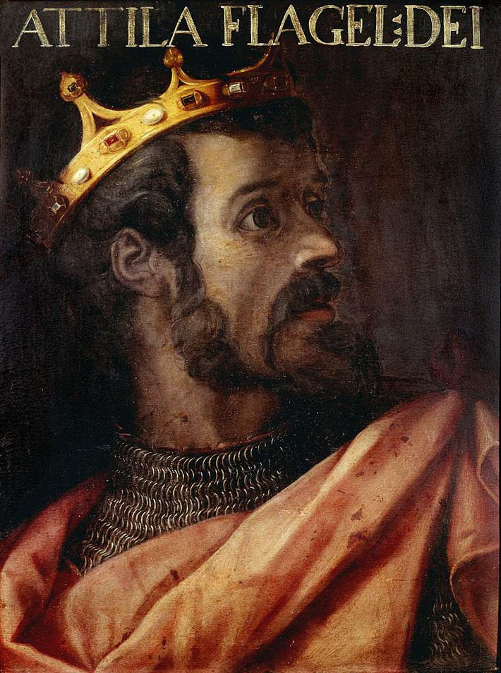 Là một nhà cầm quân danh tiếng, nhiều người không thể ngờ kết cục của hoàng đế Attila lại là trong buổi hôn lễ vui vẻ.