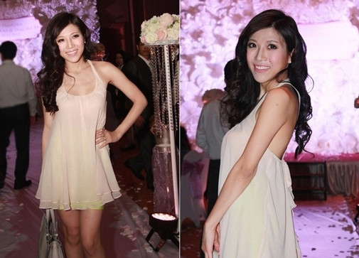 Tiếp nối Huyền My, Trang Pháp cũng diện trang phục đi ăn cưới chẳng khác gì đồ ngủ ở nhà. Ảnh: Internet.