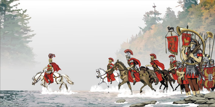 Với tài bày binh bố trận, Caesar luôn đặt lợi ích cá nhân dưới cộng đồng và đặt bản thân mình dưới đất nước. Vì vậy, danh tướng La Mã này không bao giờ sợ hãi hay chùn bước trước kẻ thù dù gặp phải các đối thủ mạnh có quân số đông hơn nhiều lần.