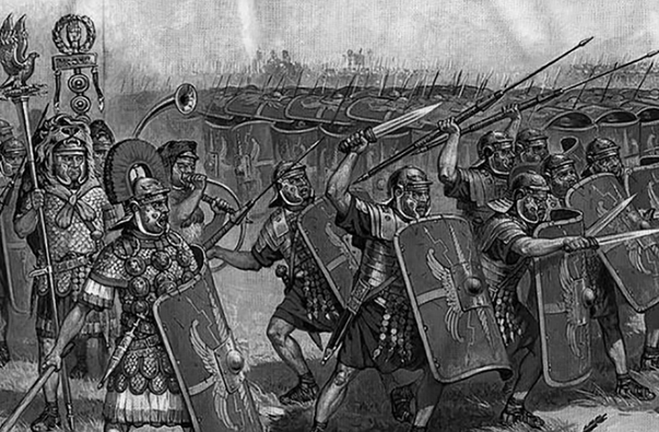 Binh sĩ La Mã được huấn luyện luôn ra trận với tinh thần kỷ luật cao, sát cánh cùng đồng đội kiên trì chiến đấu cho đến khi giành được thắng lợi trước kẻ thù.