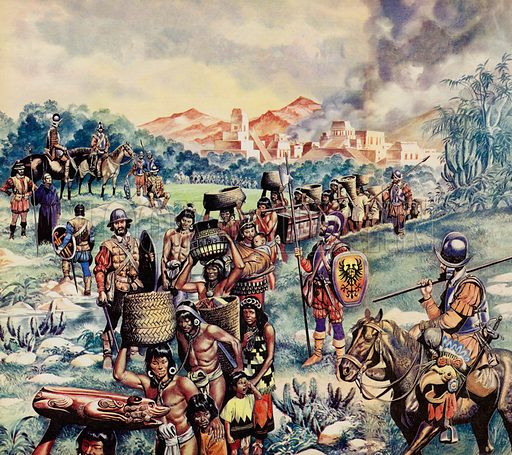 Vì vậy, trong thời gian 3 tháng, binh sĩ Tây Ban Nha có những cuộc chiến ác liệt và đẫm máu với binh lính Aztec.