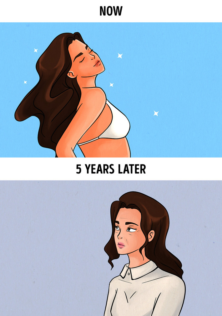  Nhuộm da: Xu hướng làm đẹp này tác động tiêu cực đến kết cấu da, làm suy yếu khả năng tự chống nắng, tái tạo của da, dẫn đến lão hóa sớm.