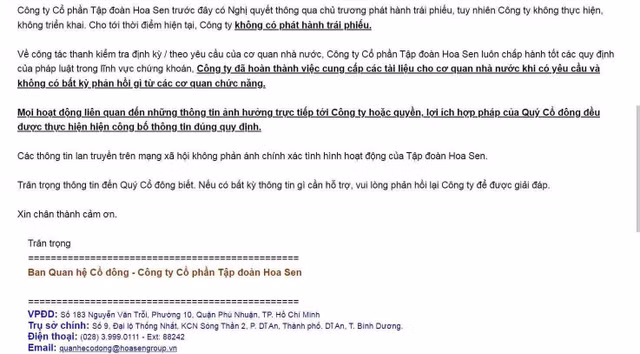 Von hoa Hoa Sen boc hoi hon 1.200 ty dong vi tin don thanh tra trai phieu, HSG noi gi?-Hinh-3