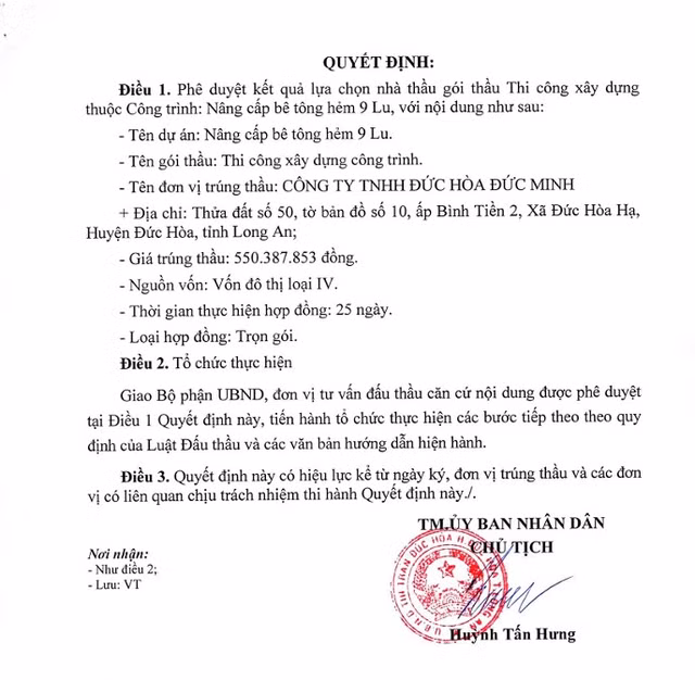 Long An: Đức Hòa Đức Minh trúng gói thầu hệ thống thoát nước hơn 4,8 tỷ - Hình 5 Long An: Duc Hoa Duc Minh trung goi thau he thong thoat nuoc hon 4,8 ty-Hinh-5