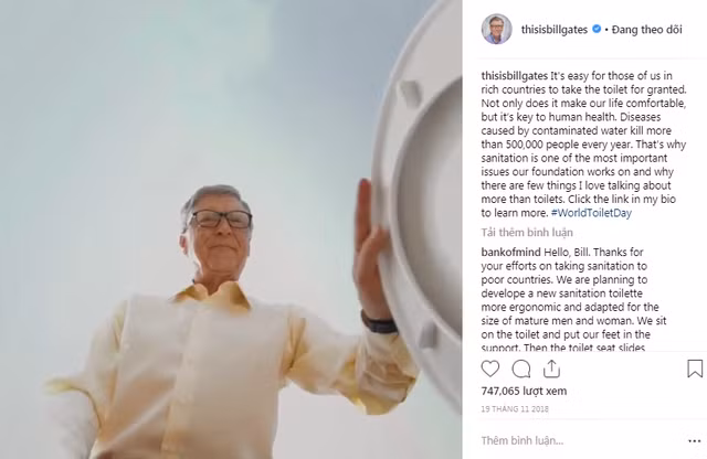 Bill Gate đi khắp nơi để "ngắm toilet" nhưng sự thật mới khiến cả thế giới ngưỡng mộ - Hình 4 Bill Gate di khap noi de