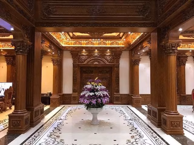 Bên trong lâu đài đồ sộ ở Nam Định bị rao bán gần 600 tỷ - Hình 5 Ben trong lau dai do so o Nam Dinh bi rao ban gan 600 ty-Hinh-5