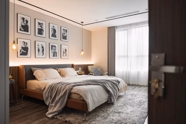 Tổ ấm của vợ chồng MC Đức Bảo là căn chung cư rộng 127m2 - Hình 8 To am cua vo chong MC Duc Bao la can chung cu rong 127m2-Hinh-8