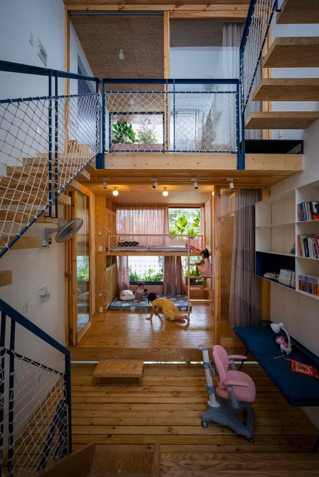 Nhà trong hẻm vẫn thoải mái chỗ chơi dù chưa đến 40m2 - Hình 4 Nha trong hem van thoai mai cho choi du chua den 40m2-Hinh-4