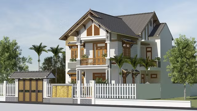 Các mẫu nhà 2 tầng mái thái có giá dưới 1 tỷ đẹp không tỳ vết - Hình 5 Cac mau nha 2 tang mai thai co gia duoi 1 ty dep khong ty vet-Hinh-5