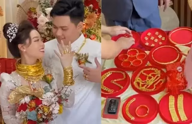 Diem danh nhung dam cuoi gay choang voi tien vang va so do triu tay-Hinh-11